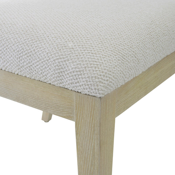 Bernhardt Bernhardt Solaria Side Chair — Rustic Modern Walnut-Quartered Ash Frame, Upholstered Seat, Floor Glides, 20.5"X23.5" 310555