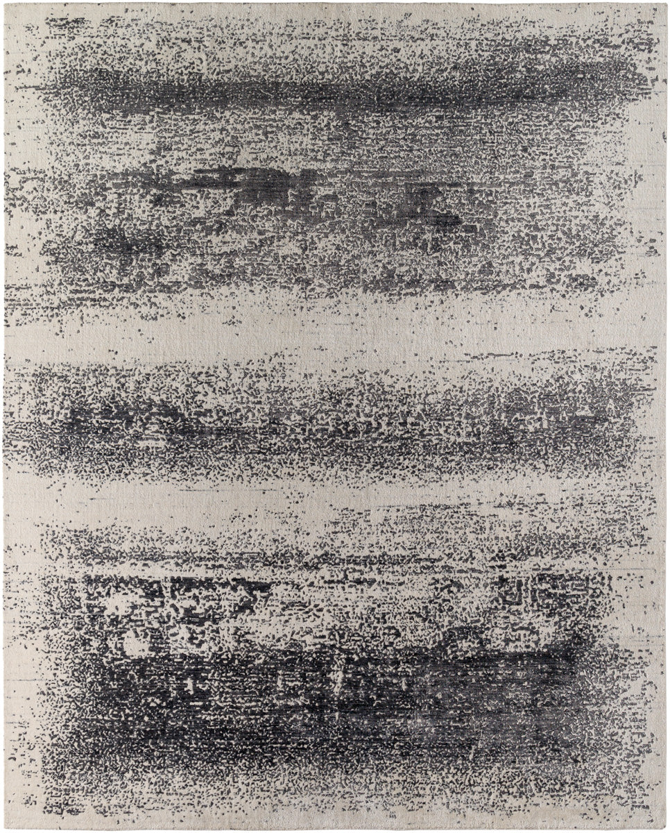 Glory GLY-2301 9' x 12' Handmade Rug GLY2301-912  Sterling Grey, Ash, Grey, Pewter, Onyx, Sage, Slate Blue Surya