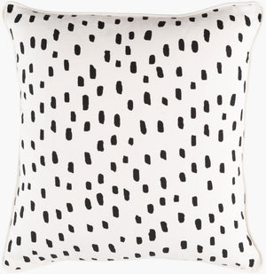 Livabliss Glyph Handcrafted Cotton Woven Throw Pillow Graphic Textured Square Sofa Accent GLYP7074-1818D