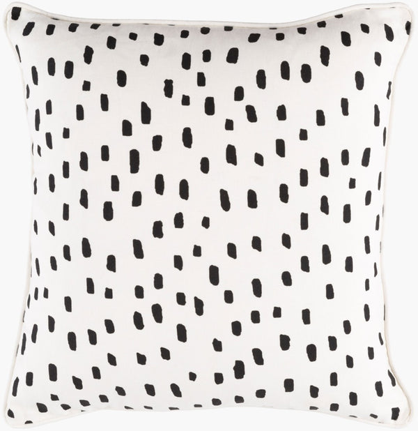 Livabliss Glyph Handcrafted Cotton Woven Throw Pillow Graphic Textured Square Sofa Accent GLYP7074-1818D