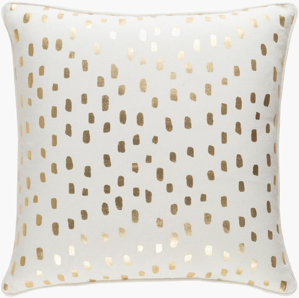 Livabliss Glyph Cotton Woven Accent Pillow Minimalist Graphic Square for Sofa or Bed GLYP7075-1818D