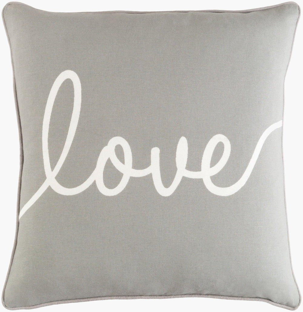 Surya Glyph Woven Cotton Square Accent Pillow Modern Geometric Design for Sofa or Bed GLYP7098-1818D