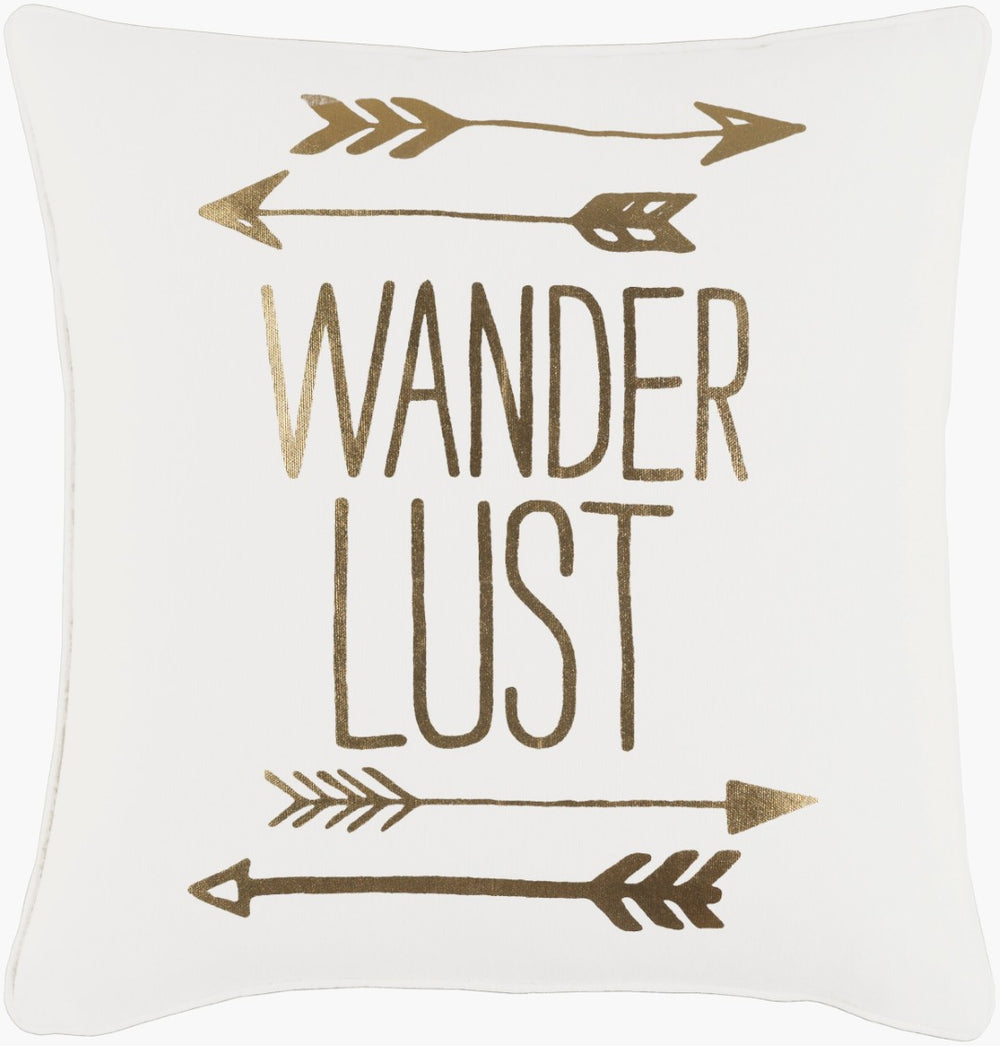 Surya Glyph Woven Cotton Graphic Accent Pillow for Modern Sofas and Layered Bedding GLYP7117-1818P