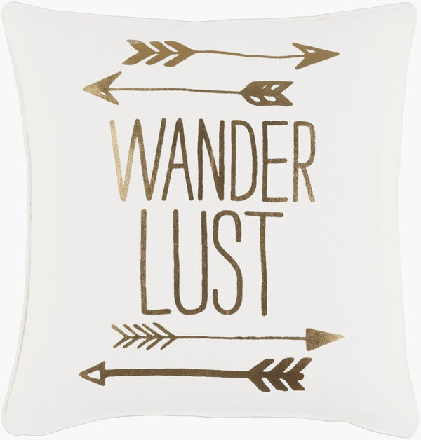 Surya Glyph Woven Cotton Graphic Accent Pillow for Modern Sofas and Layered Bedding GLYP7117-1818P