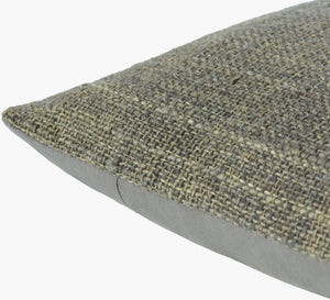 Surya Gammie 18"X18" Modern Accent Pillow - Cozy Wool-cotton Blend For Chic Minimalist Décor & Easy Care Olive Wool,Cotton Gmm003-2222d