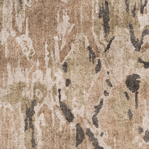 Surya Gemini Gmn-4009 Handmade 2'6" X 8' Rug - Modern Viscose Design With Medium Pile, Spot Clean Care Medium Brown Viscose Gmn4009-268