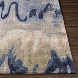 Gemini GMN-4021 8' x 8' Square Handmade Rug GMN4021-8SQ  Beige, Denim, Navy, Light Gray Surya