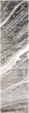 Gemini GMN-4052 3' x 12' Runner Handmade Rug GMN4052-312  Charcoal, Gray, Light Slate, Off-White Surya