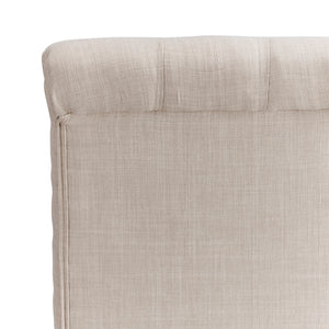 Homelegance By Top-Line Dafne Tufted Rolled Back Parsons Chairs (Set of 2) Brown Rubberwood