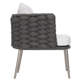 Bernhardt Santa Cruz Outdoor Arm Chair in Cadet Grey [Made to Order] X02549Q