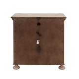 Higgins Street 3-Drawer Nightstand with USB-C ports Brown with Woodland Stone Finish P349140 Pulaski Furniture