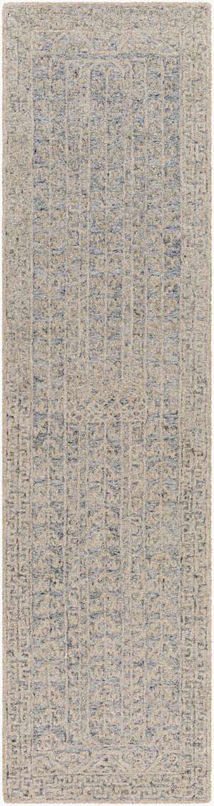 Livabliss Granada Wool Hand Tufted Traditional Area Rug for Entryways Bedrooms and Hearths Navy, Light Blu 2'6" x 10' GND2318-2610