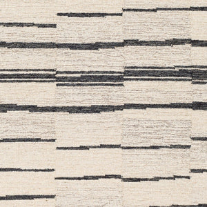 Livabliss Granada Hand Tufted Wool Area Rug Global Pattern for Large Living Dining Spaces Charcoal, Beige 8'10" x 12' GND2327-81012
