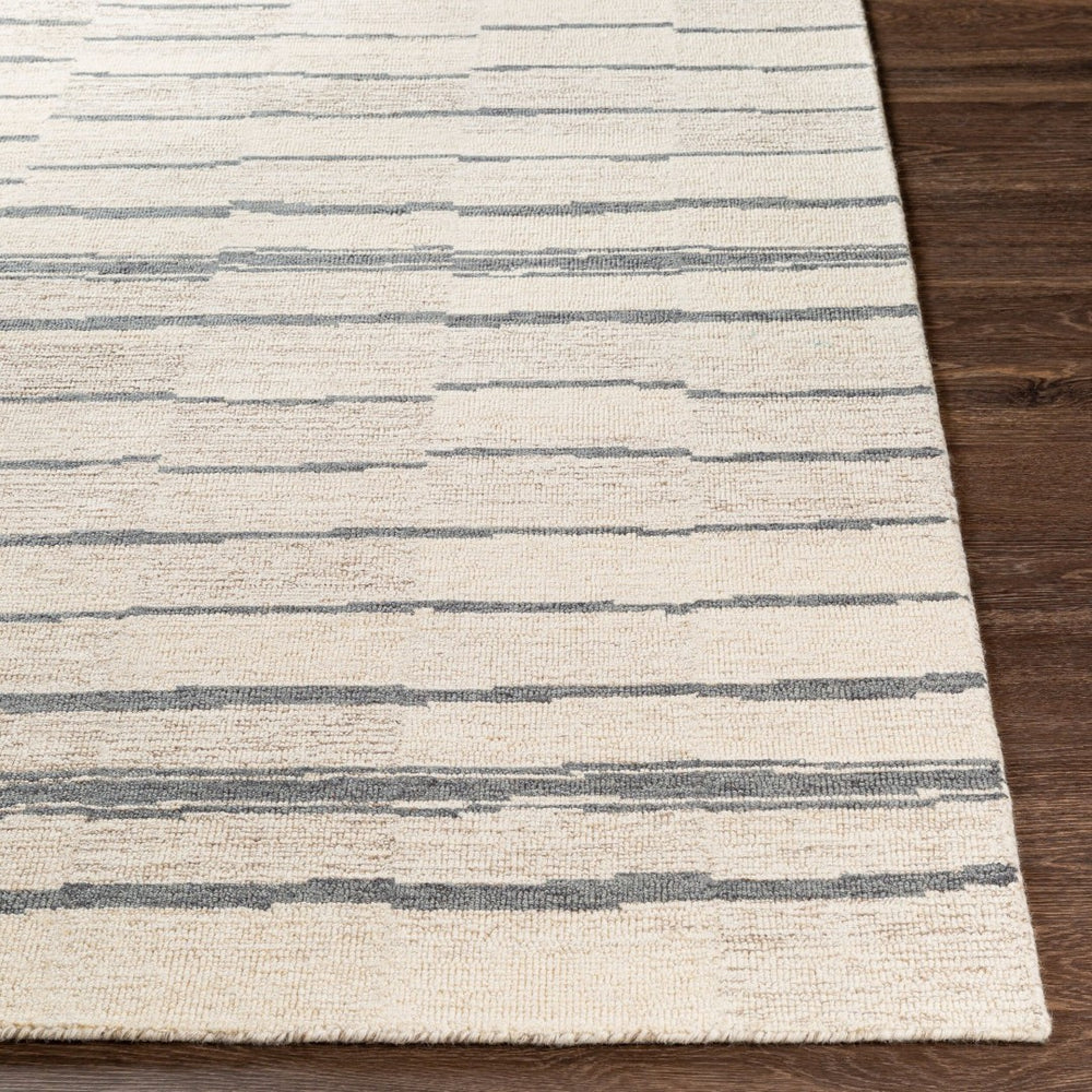 Livabliss Granada Hand Tufted Wool Area Rug Global Pattern Artisan Accent for Entryway or Bedside Charcoal, Black 8'10" x 12' GND2328-81012