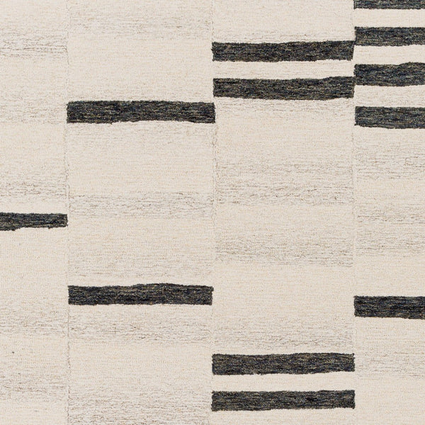 Livabliss Granada Hand Tufted Wool Area Rug Global Pattern for Living Room or Bedroom Black, Beige 8' x 8' Round GND2330-8RD