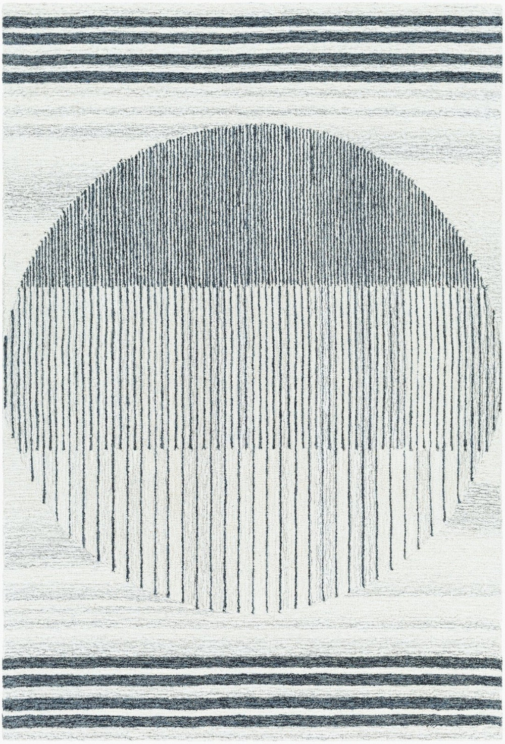 Livabliss Granada Hand-tufted Wool Area Rug Plush Modern Accent for Entryway or Bedside Light Beige, Bl 6' x 9' GND2334-69