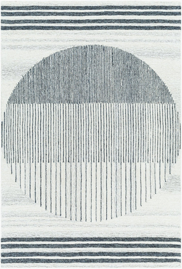 Livabliss Granada Hand-tufted Wool Area Rug Plush Modern Accent for Entryway or Bedside Light Beige, Bl 6' x 9' GND2334-69