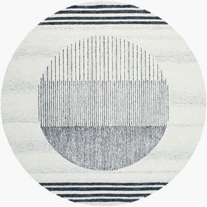 Livabliss Granada Hand-tufted Wool Area Rug Plush Modern Accent for Entryway or Bedside Light Beige, Bl 6' x 6' GND2334-6RD