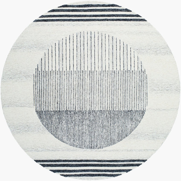 Livabliss Granada Hand-tufted Wool Area Rug Plush Modern Accent for Entryway or Bedside Light Beige, Bl 6' x 6' GND2334-6RD