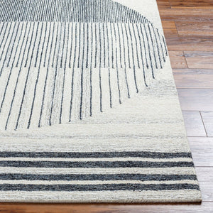 Livabliss Granada Hand-tufted Wool Area Rug Plush Modern Accent for Entryway or Bedside Light Beige, Bl 6' x 6' GND2334-6RD