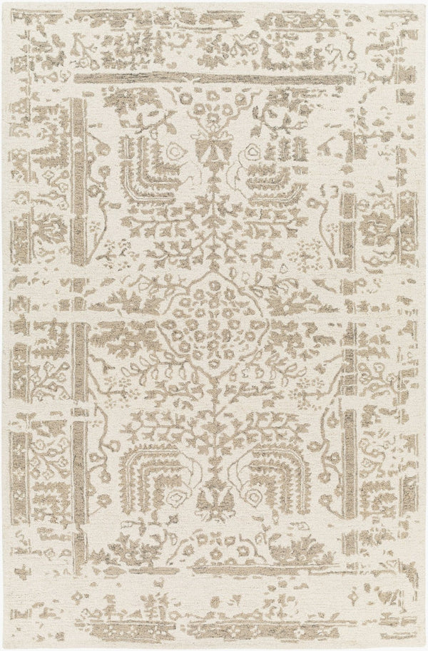 Livabliss Granada Hand Tufted Wool Accent Rug Artisan Crafted for Entryways and Cozy Bedrooms Cream, Taupe 2' x 3' GND2336-23