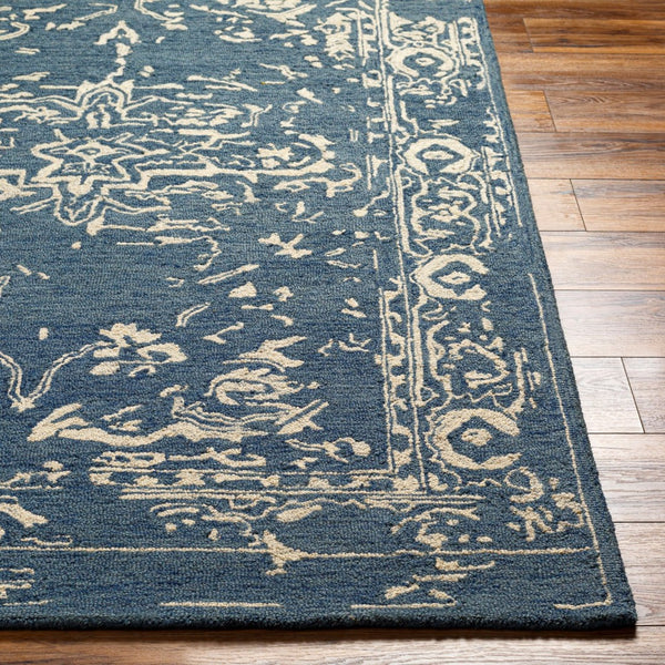 Livabliss Granada Hand Tufted Wool Area Rug Classic Medallion Style for Entryway or Bedroom GND2340-23