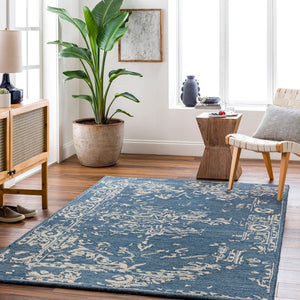 Livabliss Granada Hand Tufted Wool Area Rug Classic Medallion Style for Entryway or Bedroom GND2340-23