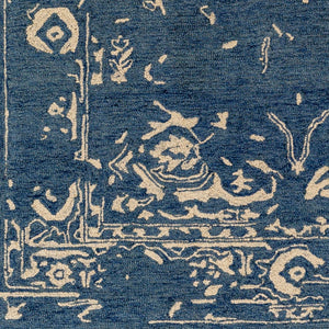 Livabliss Granada Hand Tufted Wool Area Rug Classic Medallion Style for Entryway or Bedroom GND2340-23