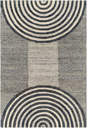 Livabliss Granada Hand Tufted Wool Accent Rug Artisan Crafted for Entryways and Bedroom Floors Tan, Black 8' x 10' GND2342-810