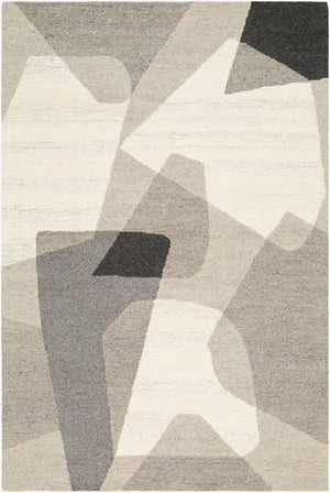 Livabliss Granada Handmade Wool Area Rug Artisan Tufted Accent for Entryway or Bedroom Beige, Light Gr 2' x 3' GND2346-23