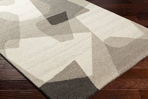 Livabliss Granada Handmade Wool Area Rug Artisan Tufted Accent for Entryway or Bedroom Beige, Light Gr 2' x 3' GND2346-23