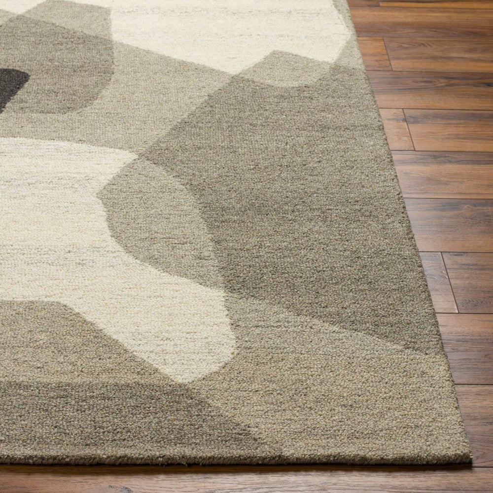 Livabliss Granada Handmade Wool Area Rug Artisan Tufted Accent for Entryway or Bedroom Beige, Light Gr 2' x 3' GND2346-23
