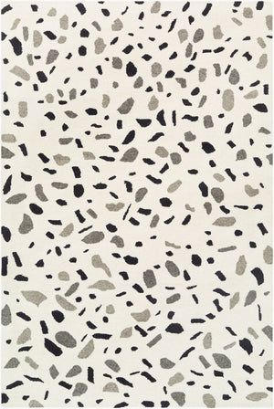 Livabliss Granada Hand Tufted Wool Area Rug Geometric Design for Entryway Bedroom or Hearth Beige, Black 9' x 12' GND2347-912