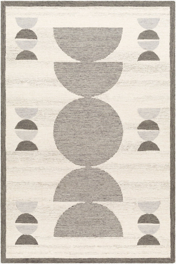 Livabliss Granada Handmade Wool Area Rug Plush Artisan Pile for Living Room or Bedroom Beige, Gray 8' x 10' GND2349-810