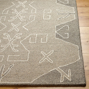 Livabliss Granada Hand Tufted Wool Area Rug Neutral Patterned Accent for Entryway or Bedroom GND2352-23