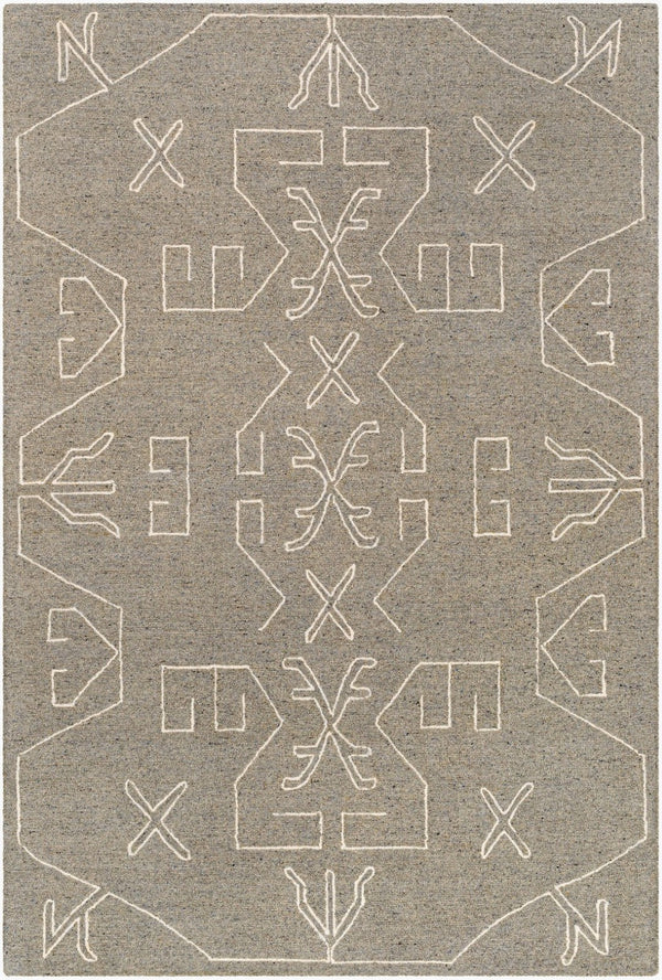 Livabliss Granada Hand Tufted Wool Accent Rug Artisan Crafted for Entryway or Bedside Layering Seafoam, Cream 2' x 3' GND2353-23