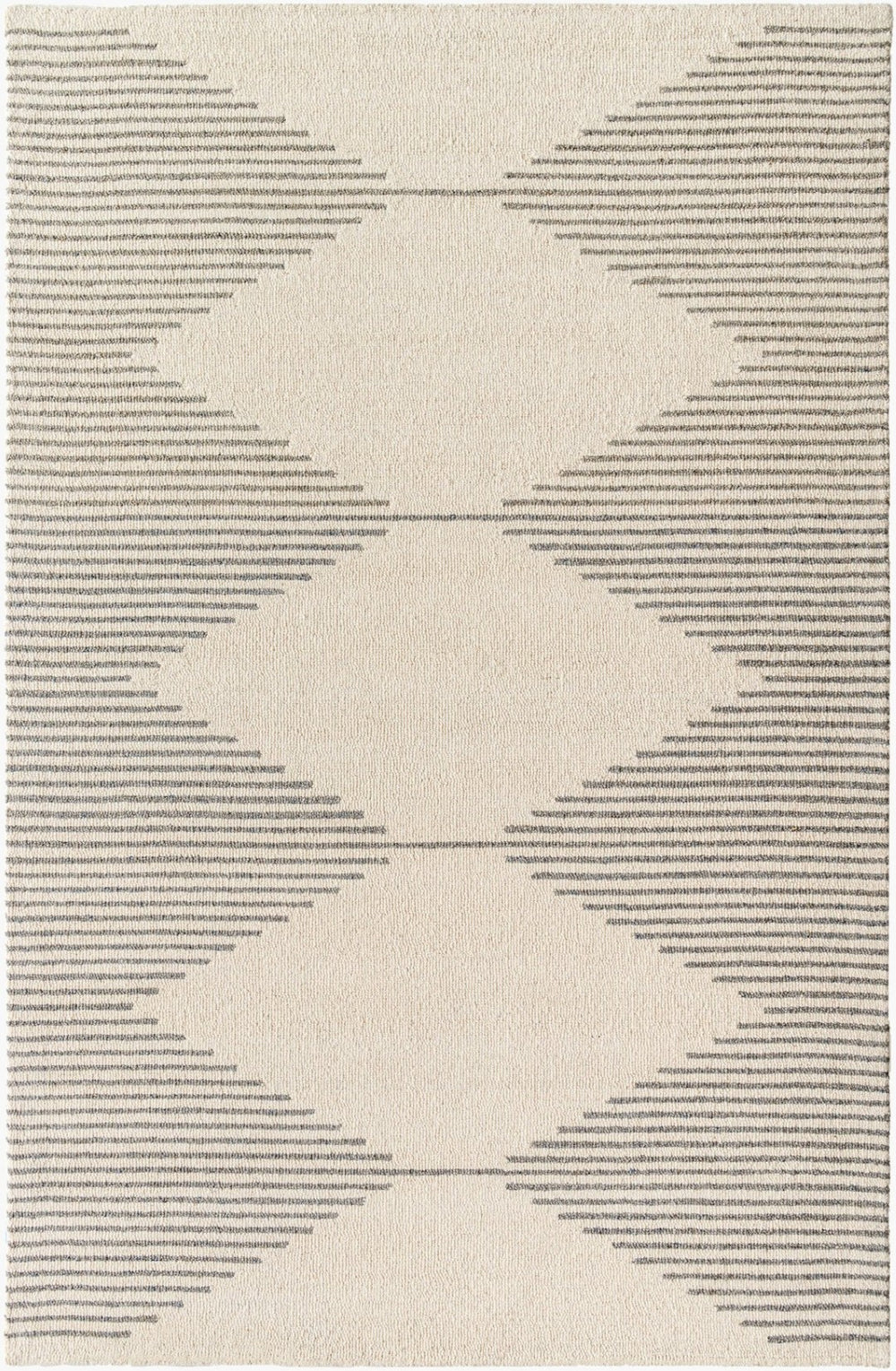 Livabliss Granada Hand Tufted Wool Area Rug Modern Pattern for Entryway Bathroom or Bedside Cream, Taupe 2' x 3' GND2356-23