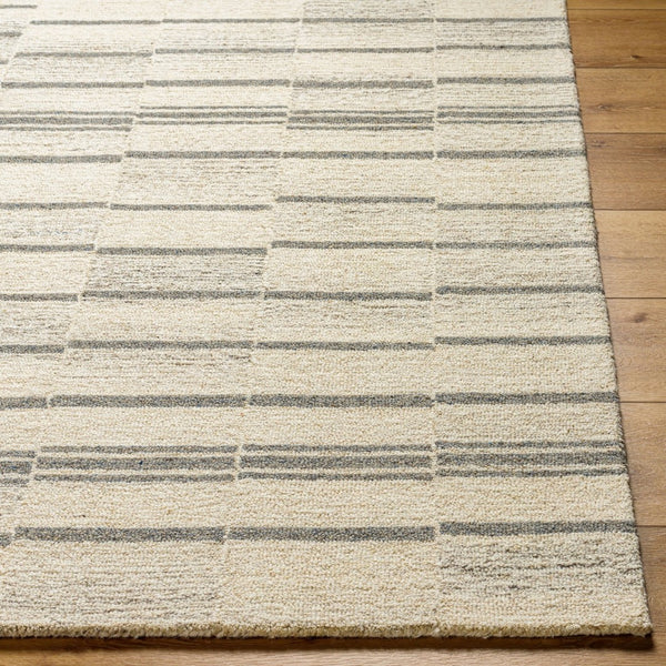 Livabliss Granada Hand Tufted Wool Accent Rug Global Pattern Artisan Crafted for Entryways Ivory, Brown 8'10" x 12' GND2357-81012