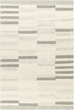 Livabliss Granada Hand Tufted Wool Accent Rug Global Pattern for Bedroom or Entryway Floors Cream, Light Be 8'10" x 12' GND2358-81012