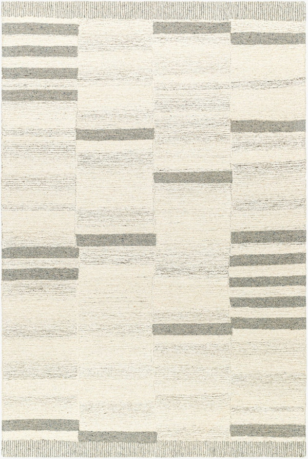 Livabliss Granada Hand Tufted Wool Accent Rug Global Pattern for Bedroom or Entryway Floors Cream, Light Be 8'10" x 12' GND2358-81012