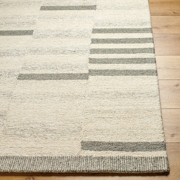 Livabliss Granada Hand Tufted Wool Accent Rug Global Pattern for Bedroom or Entryway Floors Cream, Light Be 8'10" x 12' GND2358-81012