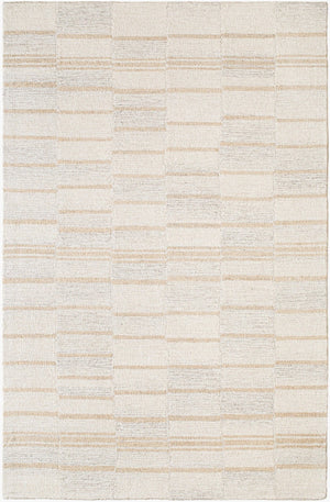 Livabliss Granada Handmade Wool Accent Rug Artisan Tufted Global Pattern for Entryways and Layering Cream, Tan 8'10" x 12' GND2359-81012