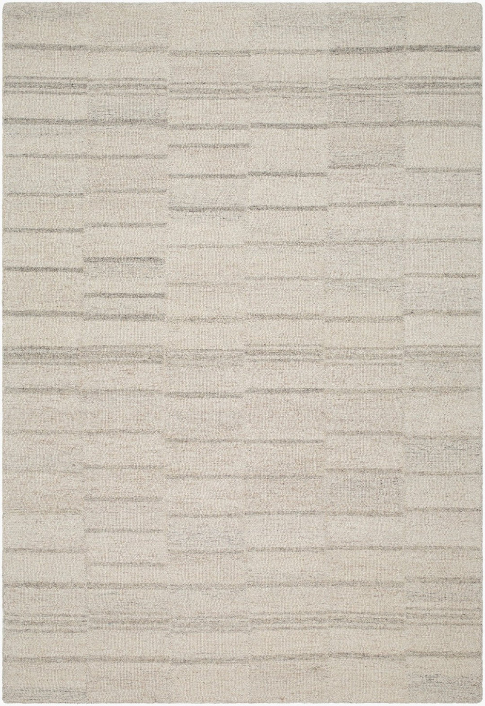 Livabliss Granada Hand Tufted Wool Accent Rug Global Bohemian Pattern for Entryway or Reading Nook Ivory, Light Ta 8'10" x 12' GND2360-81012