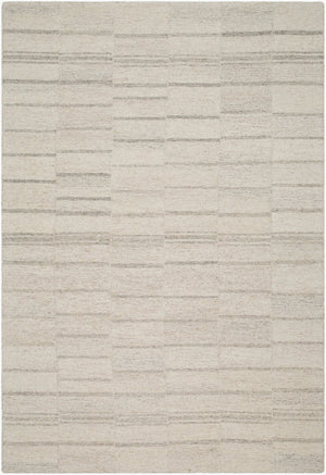 Livabliss Granada Hand Tufted Wool Accent Rug Global Bohemian Pattern for Entryway or Reading Nook Ivory, Light Ta 8'10" x 12' GND2360-81012