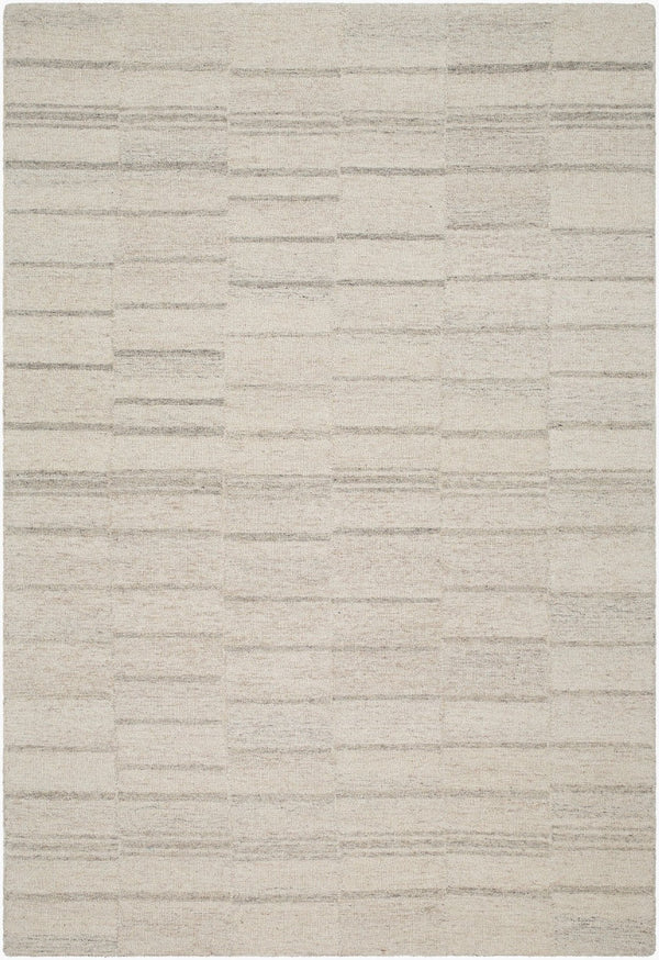 Livabliss Granada Hand Tufted Wool Accent Rug Global Bohemian Pattern for Entryway or Reading Nook Ivory, Light Ta 8'10" x 12' GND2360-81012