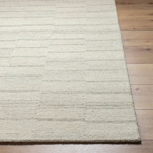 Livabliss Granada Hand Tufted Wool Accent Rug Global Bohemian Pattern for Entryway or Reading Nook Ivory, Light Ta 8'10" x 12' GND2360-81012