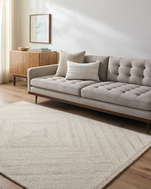Livabliss Granada Hand Tufted Wool Accent Rug Artisan Crafted for Entryways and Bedside Spaces Ivory, Medium B 2' x 3' GND2366-23