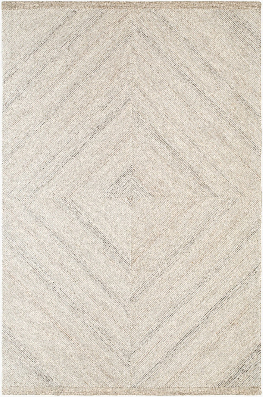 Livabliss Granada Hand Tufted Wool Accent Rug Artisan Crafted for Entryways and Bedside Spaces Ivory, Medium B 2' x 3' GND2366-23