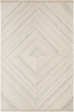 Livabliss Granada Hand Tufted Wool Accent Rug Artisan Crafted for Entryways and Bedside Spaces Ivory, Medium B 2' x 3' GND2366-23