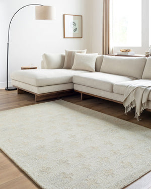 Livabliss Granada Hand Tufted Wool Accent Rug Artisan Crafted for Entryways and Small Spaces Wheat, Medium G 5' x 7'6" GND2370-576